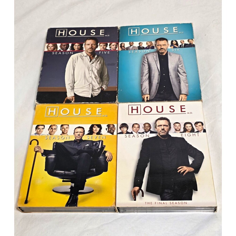 Universal House M.D. Seasons 5-8 DVD Lot Hugh Laurie NR